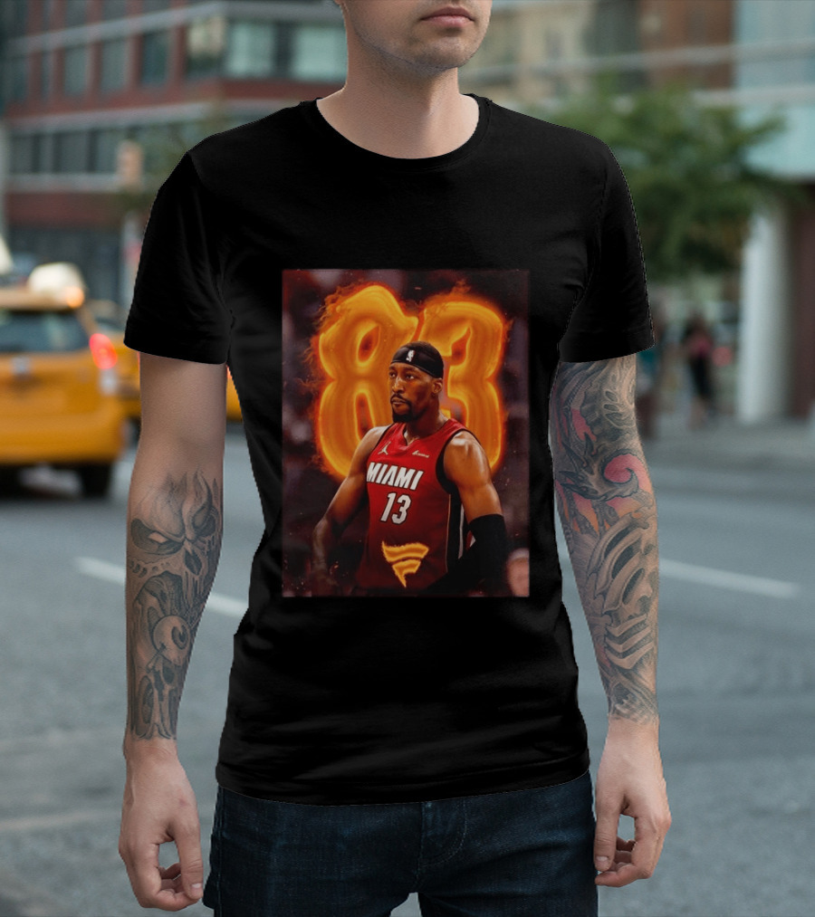 Bam Adebayo Miami 83 Points NBA 13 Basketball Heat T-Shirt