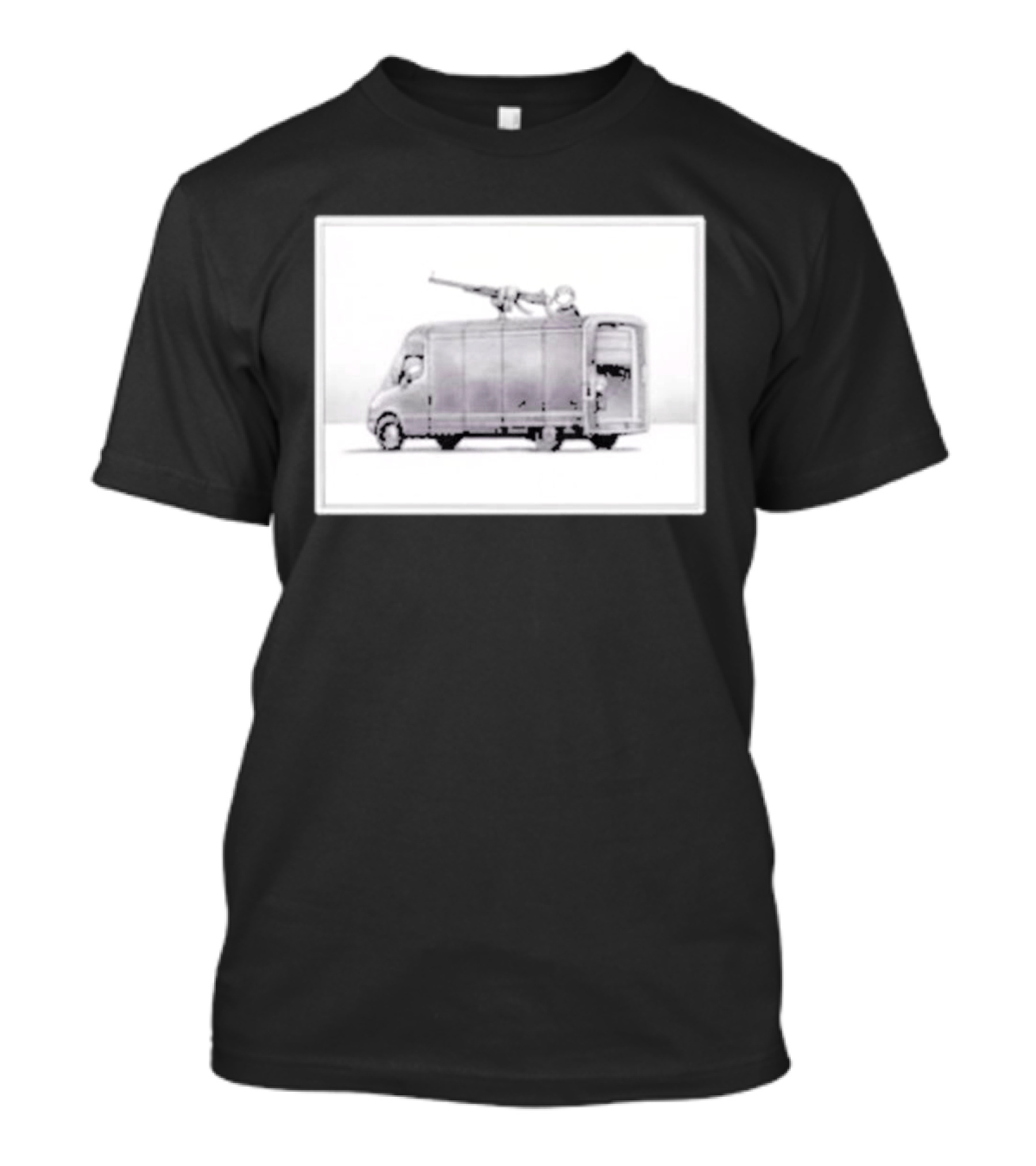Boldy James Manhunt Banksy Inspired Armored Truck Scene T-Shirt