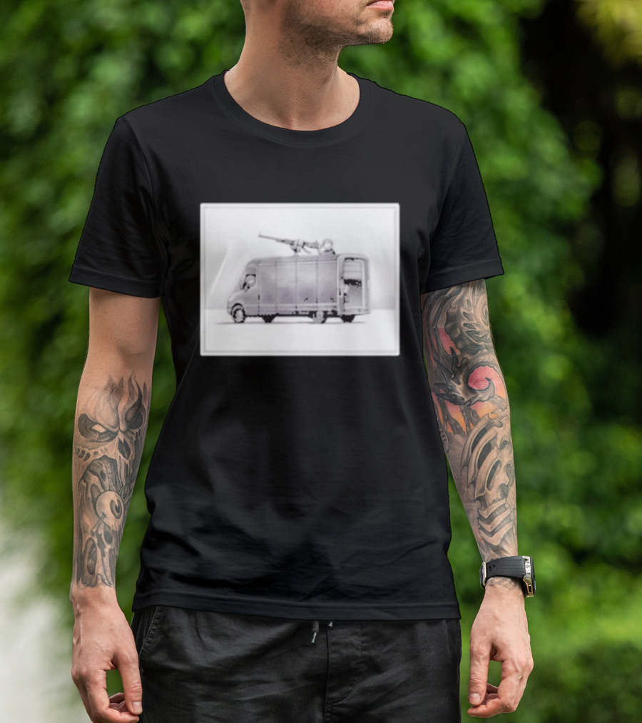 Boldy James Manhunt Banksy Inspired Armored Truck Scene T-Shirt