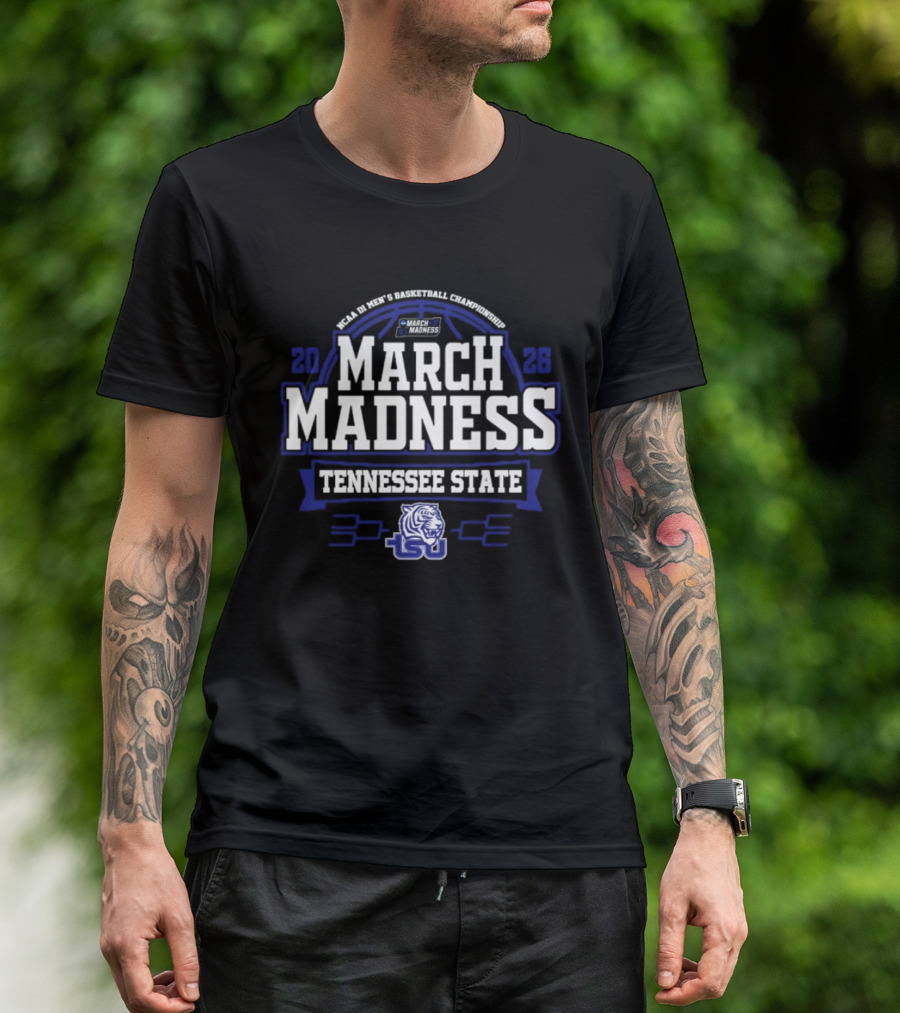 NCAA Men's Basketball Championship 2023 March Madness Tennessee State Tigers T-Shirt