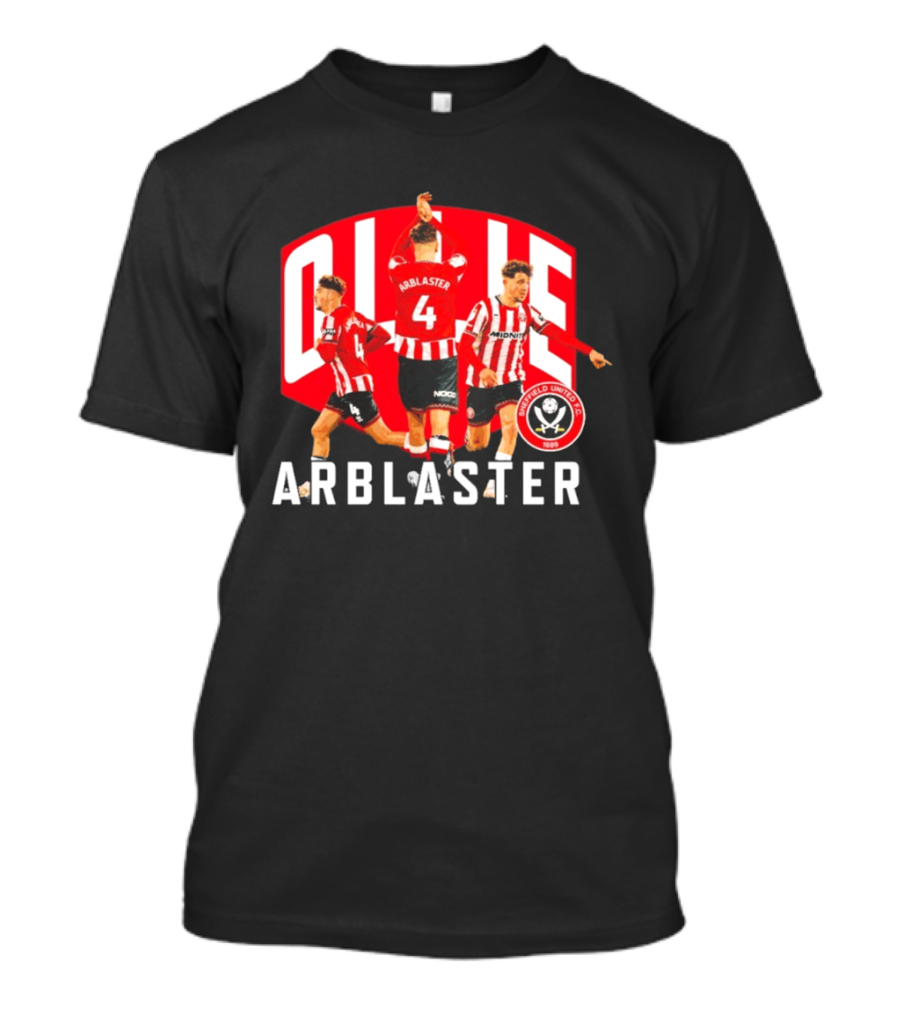Ollie Arblaster 4 Sheffield United FC Player 1867 T-Shirt