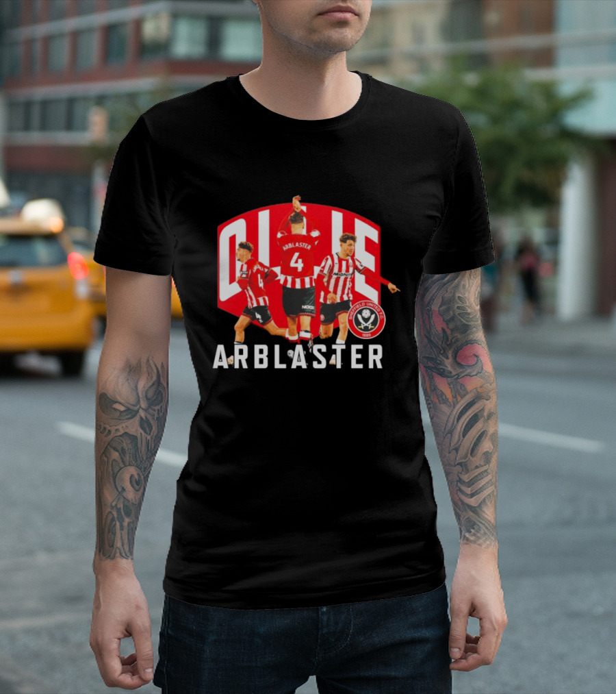 Ollie Arblaster 4 Sheffield United FC Player 1867 T-Shirt