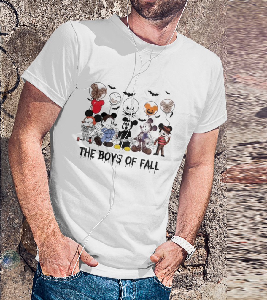 Mickey Mouse Walt Disney Halloween The Boys Of Fall 2024 T-Shirt