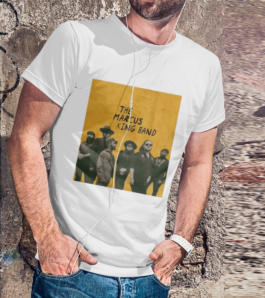 The Marcus King Band Vintage American Tour Group Photo T-Shirt