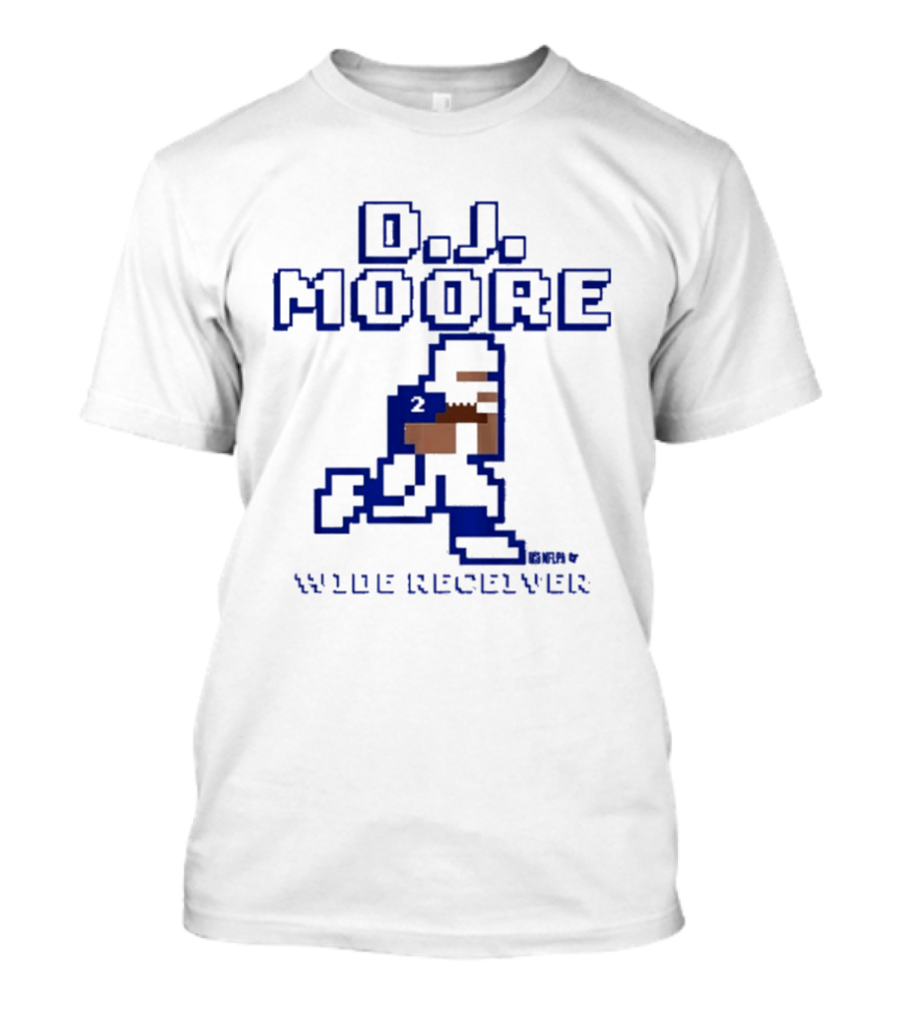 D.J. Moore Wide Receiver Retro Video Game T-Shirt