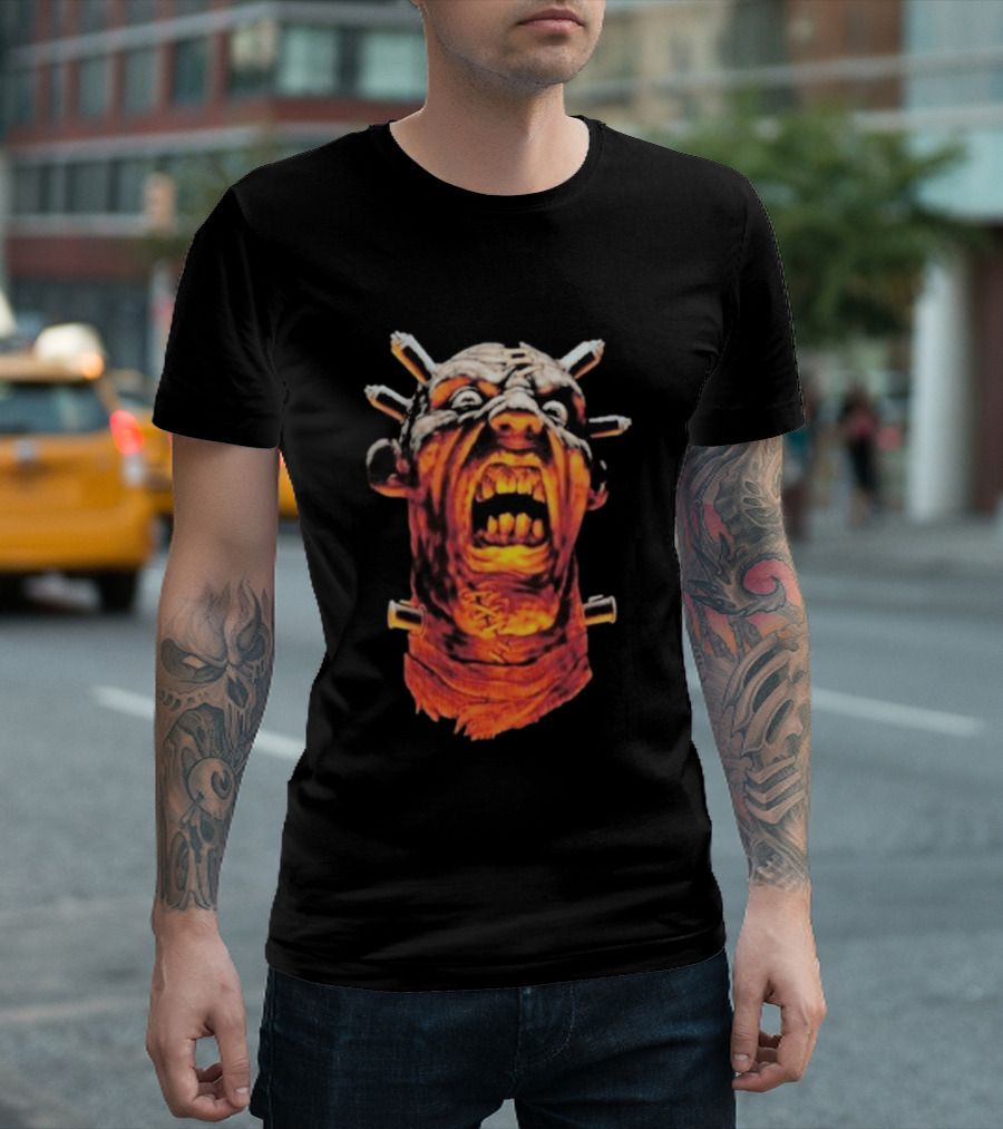 Wyco 1990s Wes Benscoter Frankenstein Horror T-Shirt