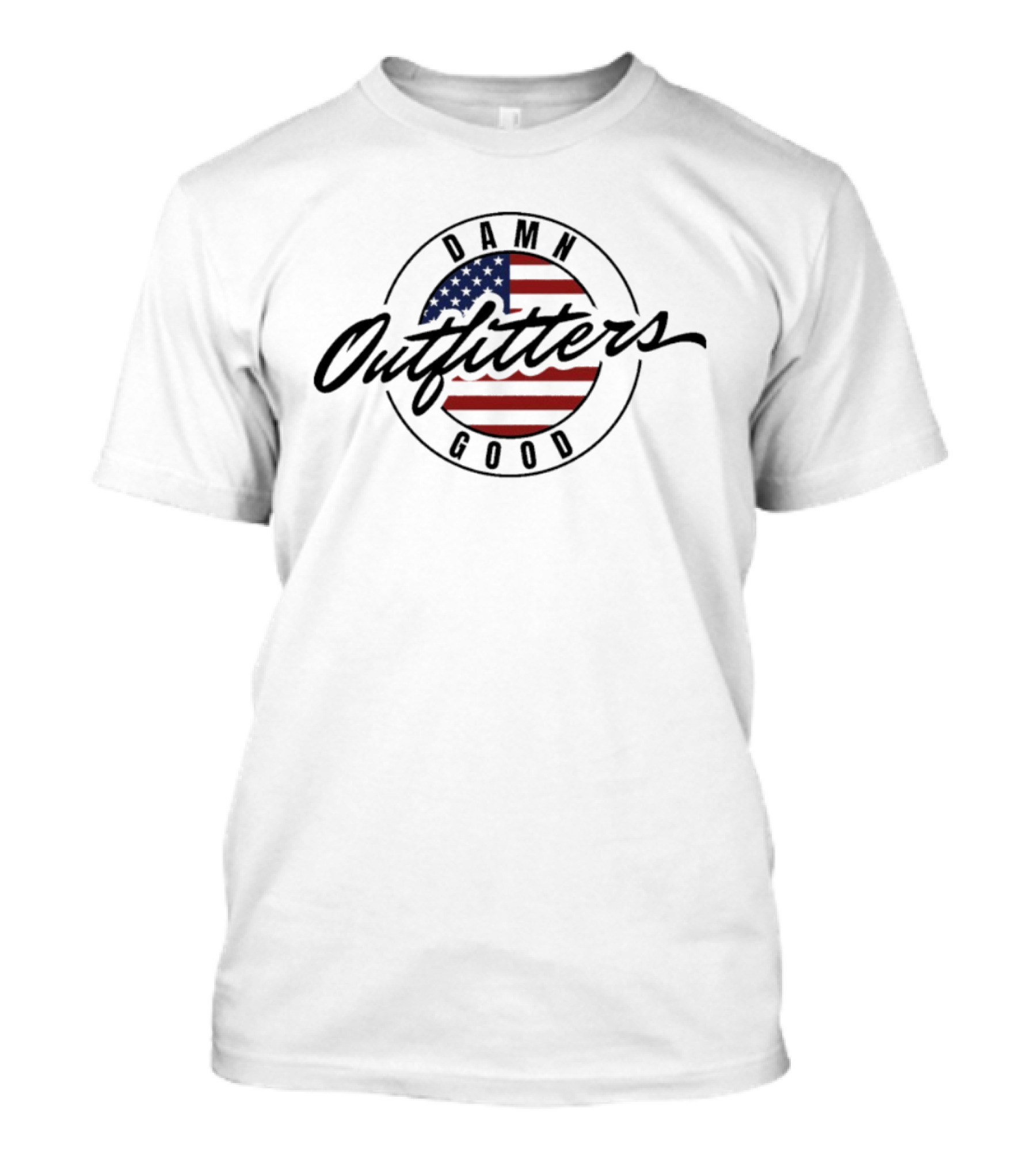 Damn Good Outfitters American Flag Circle T-Shirt
