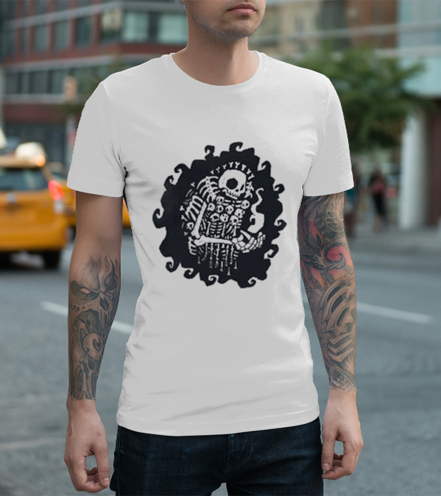First Of The Dead Celestigail Intricate Skeleton Monster T-Shirt