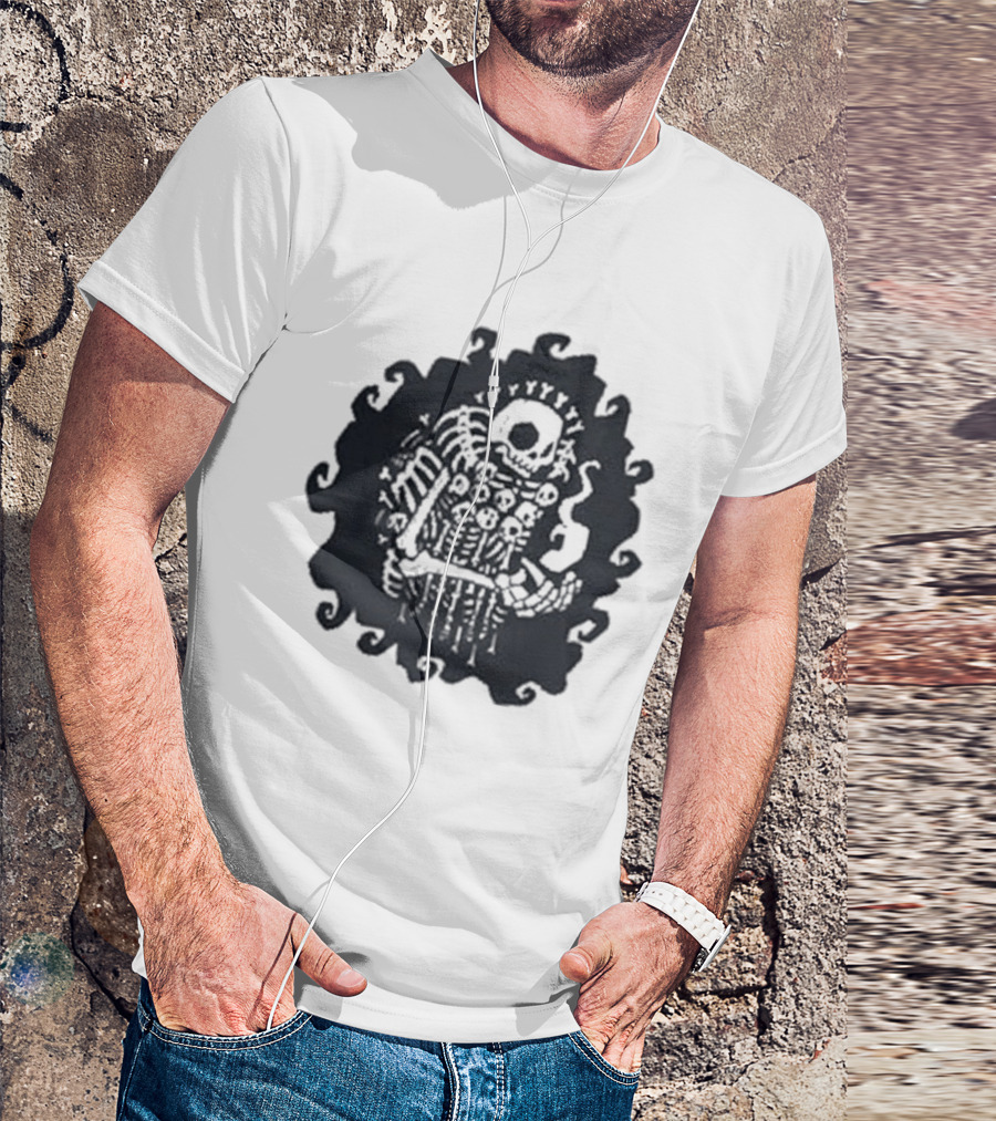 First Of The Dead Celestigail Intricate Skeleton Monster T-Shirt