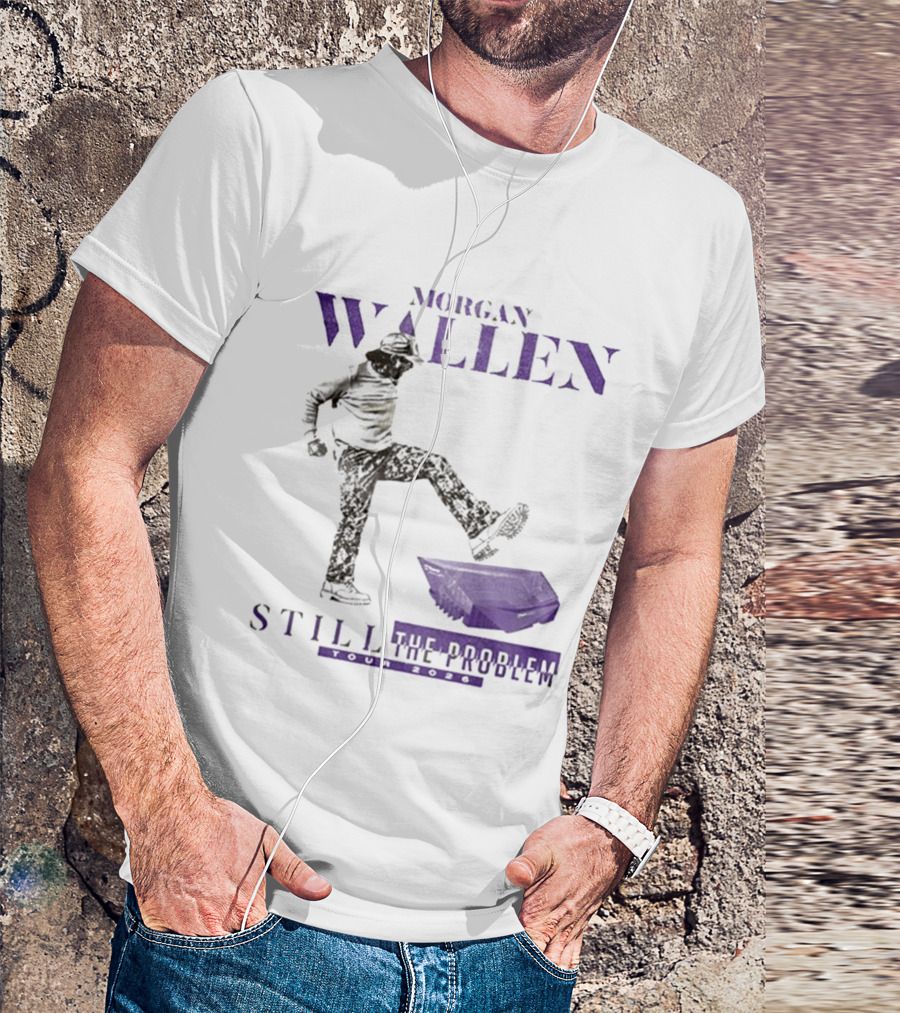 Morgan Wallen Still The Problem Tour 2026 Minnesota Vikings Collaboration T-Shirt