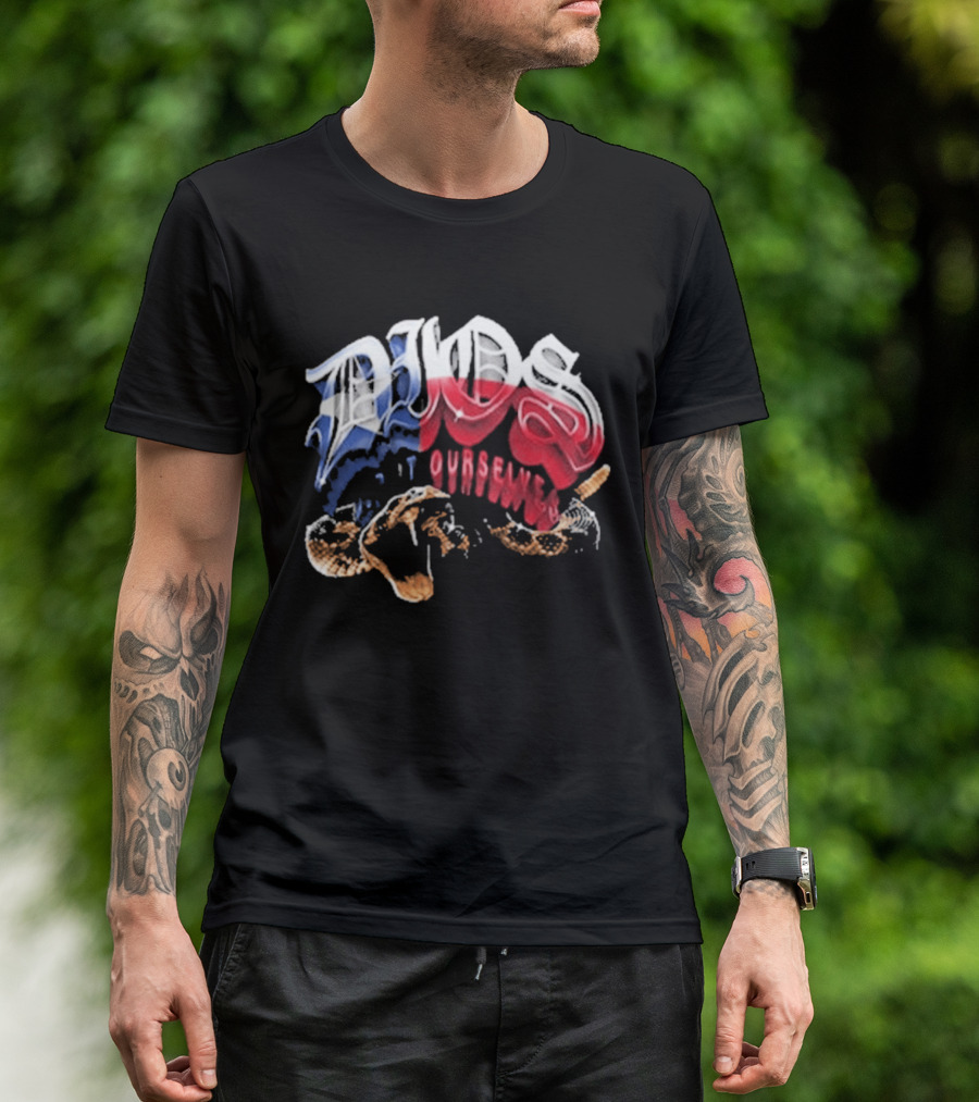 Dios Did It Ourselves Familia Dominican Flag Colors Rugged Hands T-Shirt
