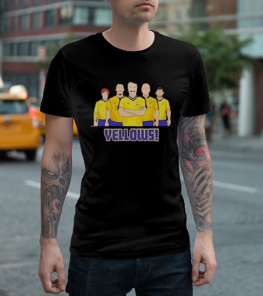 Saintsfc Yellows Soccer Team United In Yellow Jerseys T-Shirt
