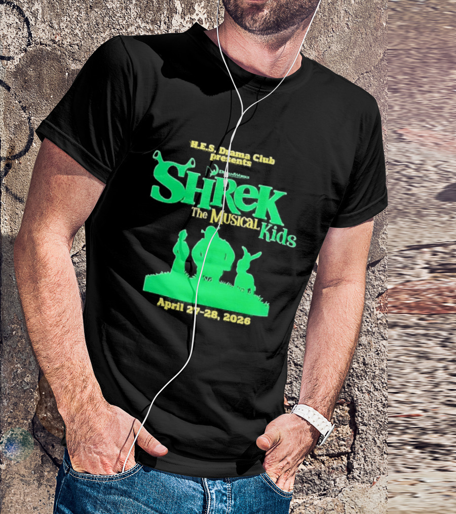 HHS Drama Club Presents Shrek The Musical Kids August 3rd 5th 2023 T-Shirt