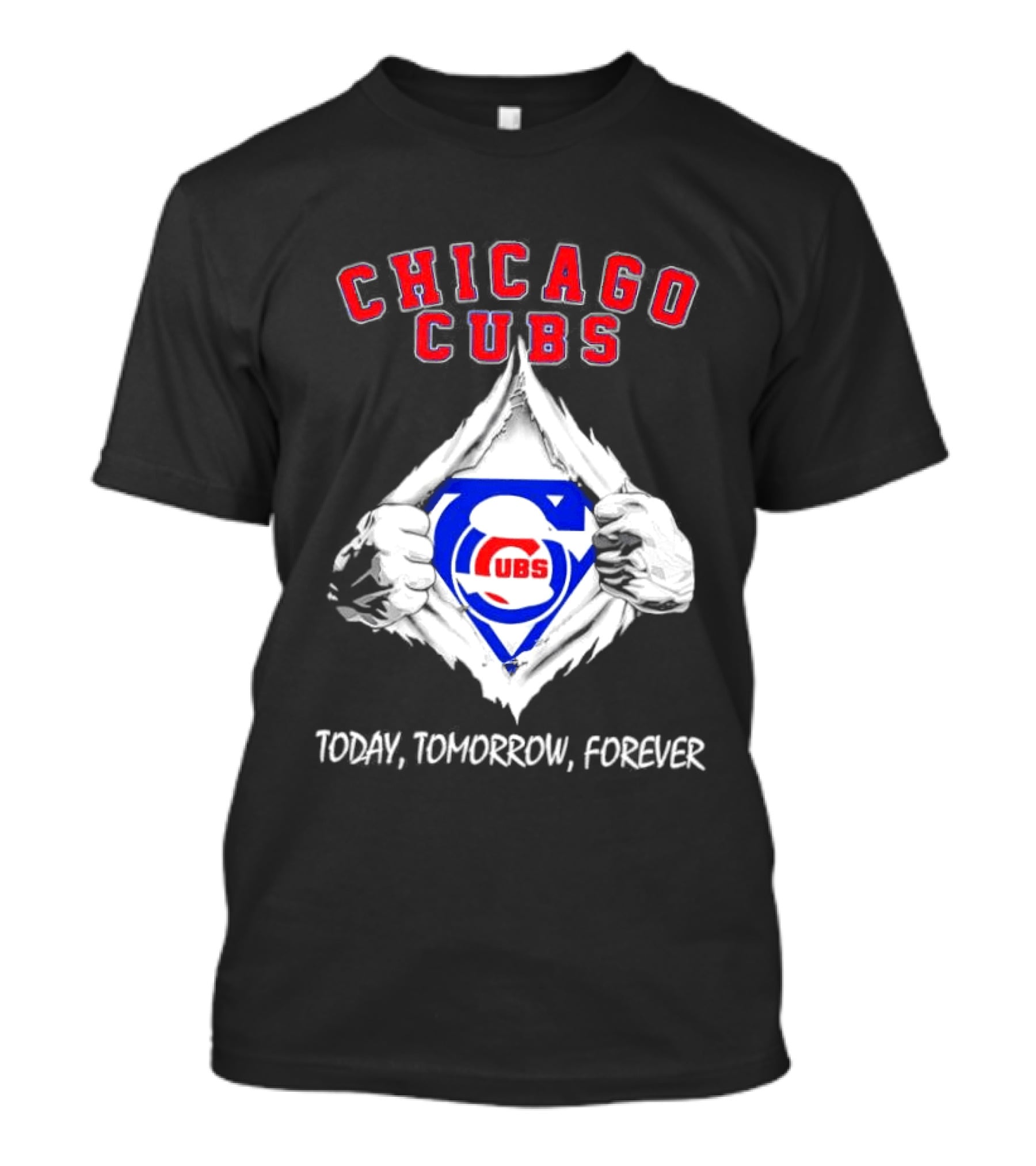 Chicago Cubs Blood Inside Me Today Tomorrow Forever T-Shirt