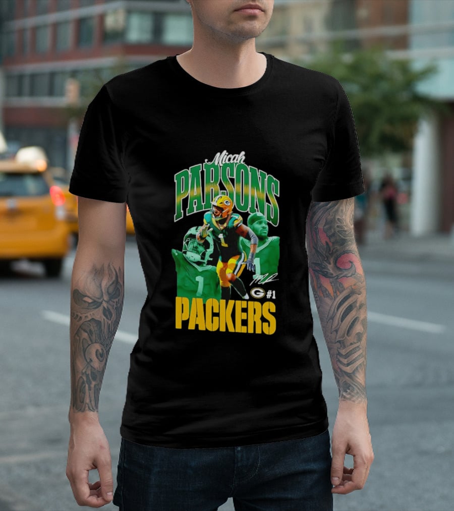 Micah Parsons Green Bay Packers NFL Iconic 2023 #1 T-Shirt