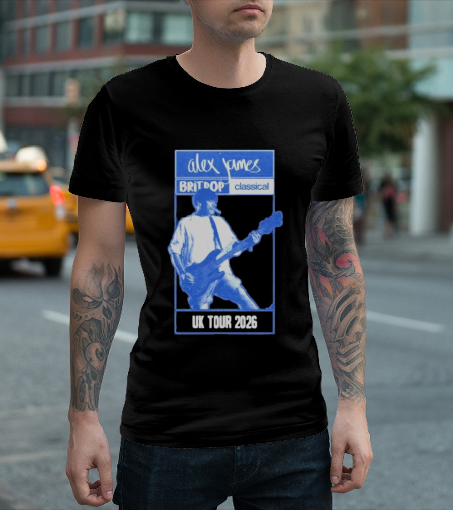 Alex James Britpop Classical UK Tour 2023 T-Shirt