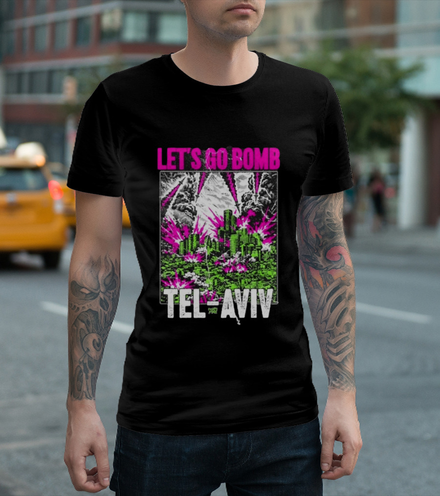 Let’s Go Bomb Tel Aviv Punk Album T-Shirt