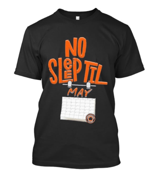 No Sleep Til May Armchair Illinois Fighting Illini Calendar T-Shirt