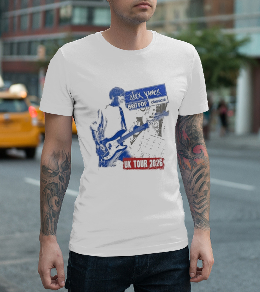 Alex James Britpop Classical UK Tour 2026 T-Shirt