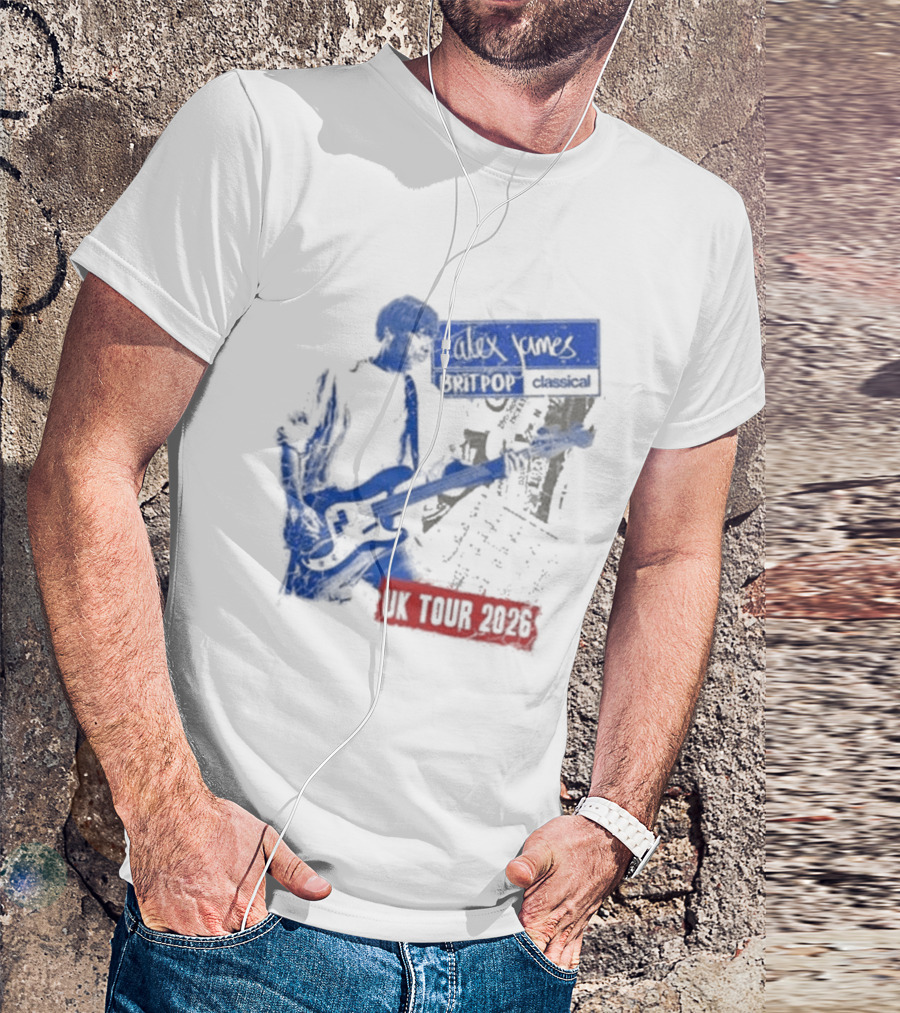 Alex James Britpop Classical UK Tour 2026 T-Shirt