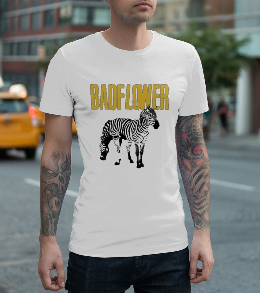 Badflower Zebra T-Shirt