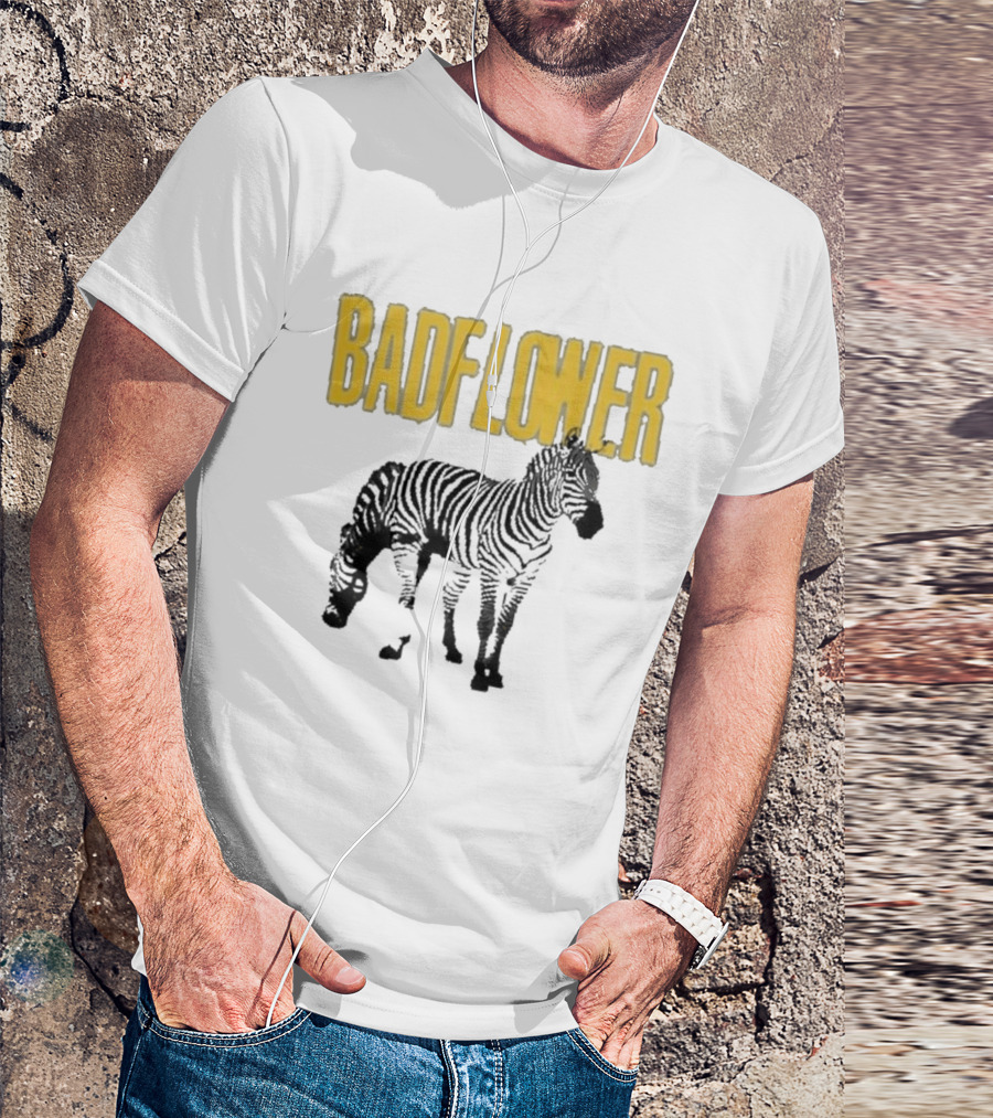 Badflower Zebra T-Shirt
