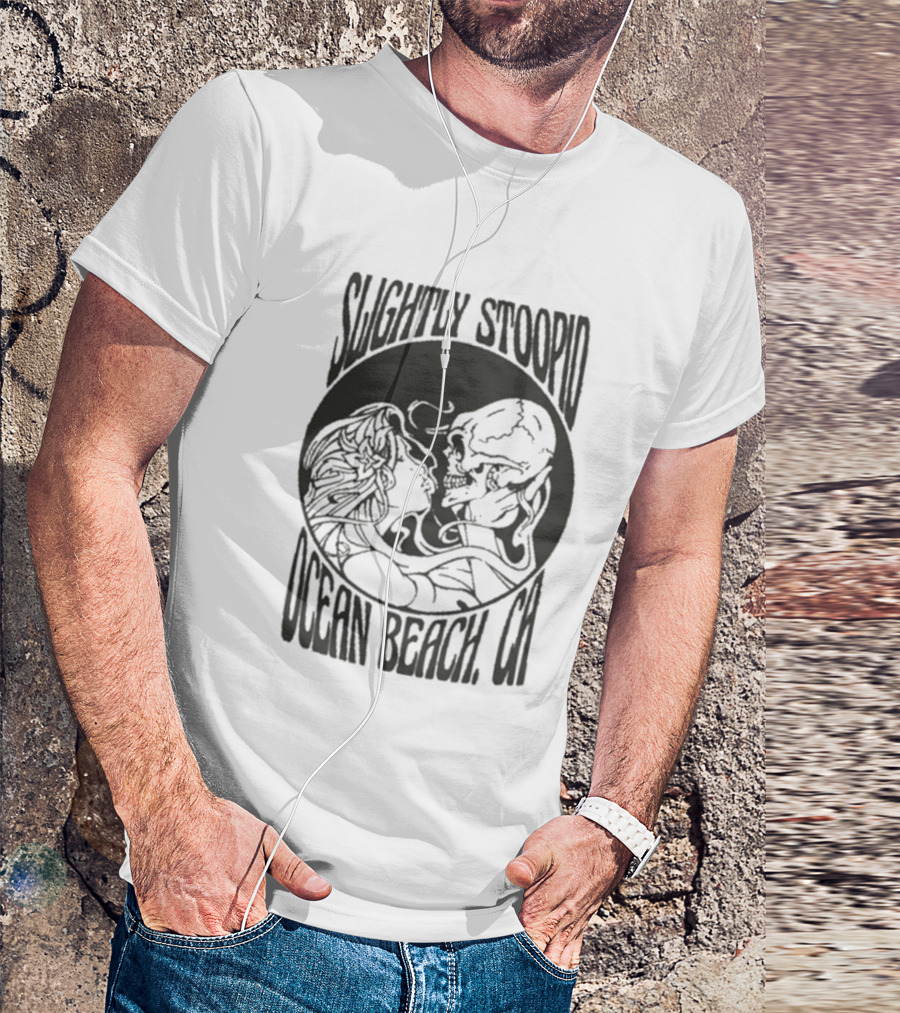 Slightly Stoopid Ocean Beach Skull Kiss T-Shirt