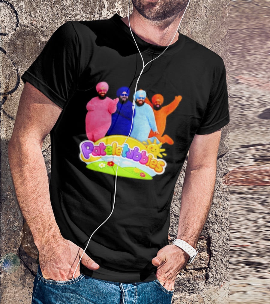 Pateletubbies Indian Characters With Colorful Outfits T-Shirt