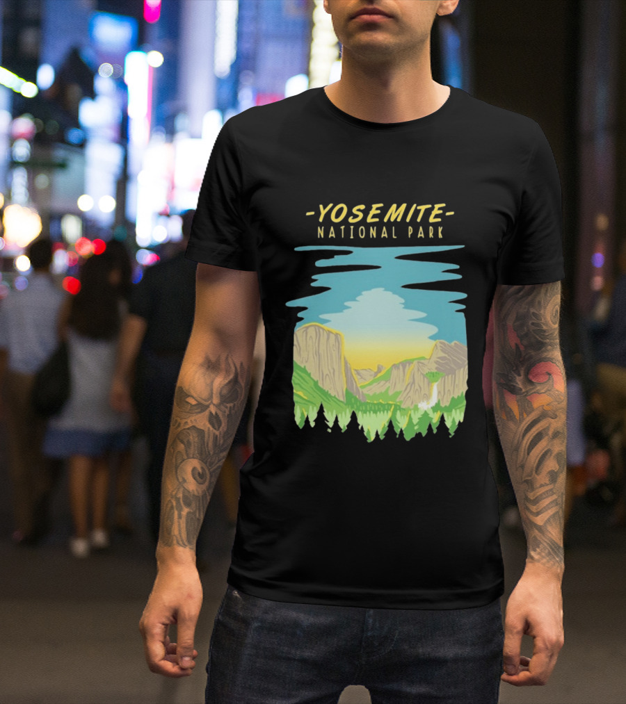 Yosemite National Park Scenic Nature Vista T-Shirt