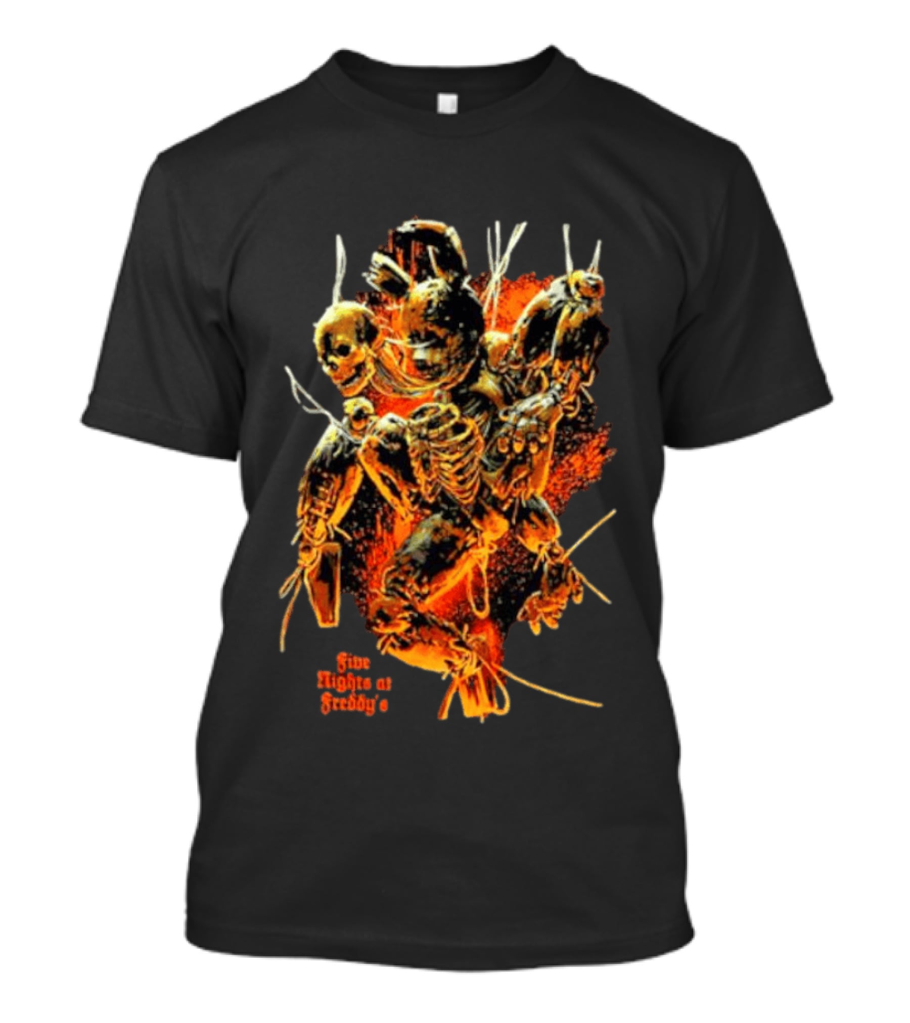 Five Nights At Freddy's 3 Springtrap Jumbo Horror Skeletons T-Shirt
