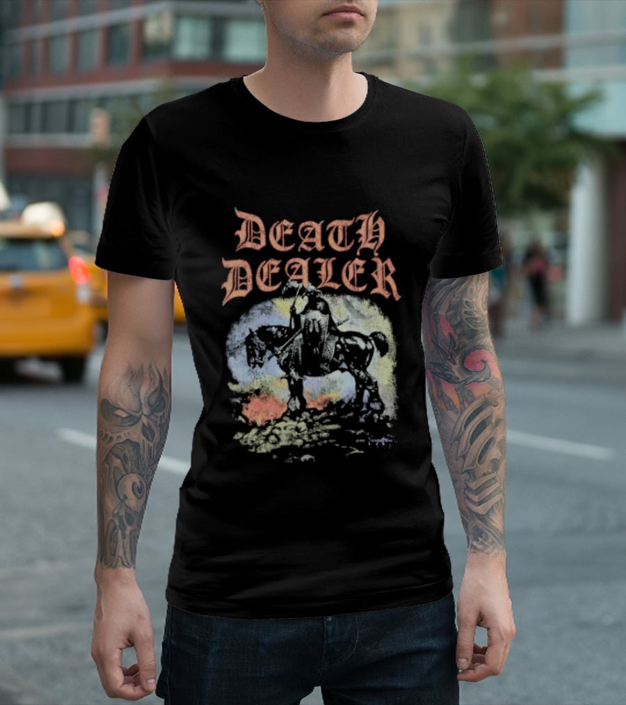 Frazetta Death Dealer Warrior Horseman T-Shirt