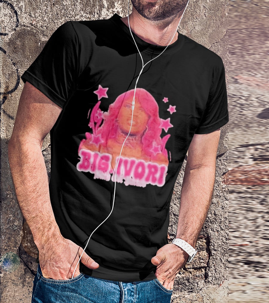 Big Ivori Bitch Got Parked Ivori Minor Stars Retro Pink Aesthetic T-Shirt