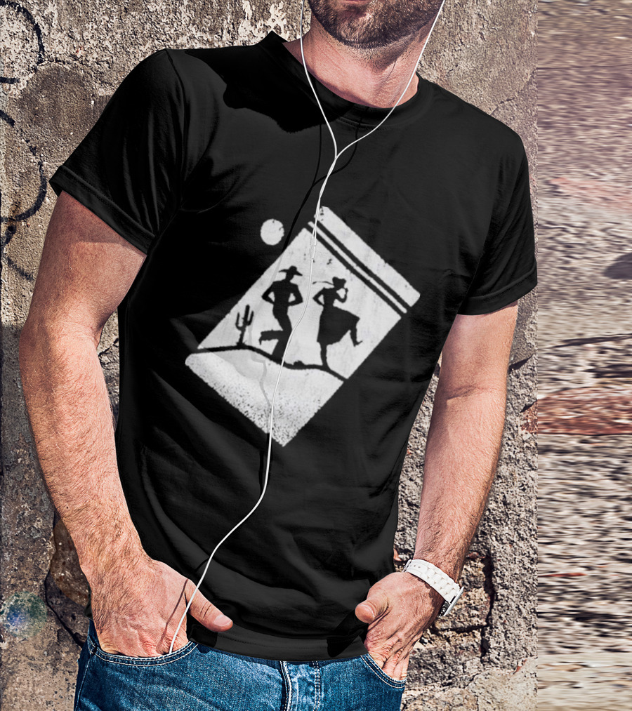 Paul Cauthen Cocaine Country Dancing Silhouette Cowboys Western T-Shirt