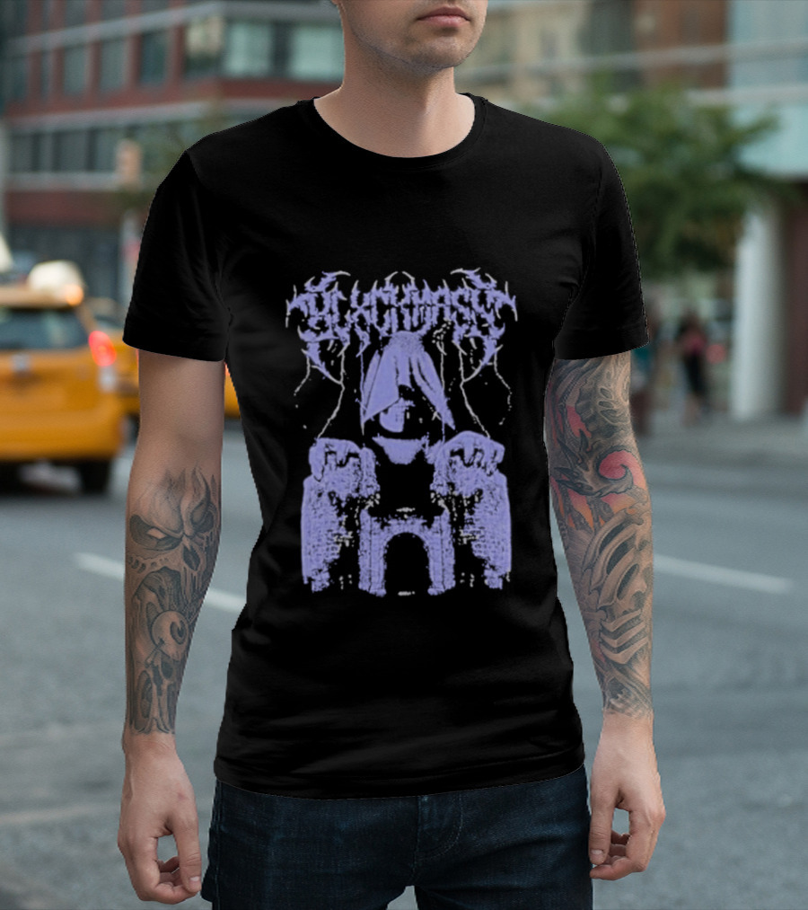Blxckmass Necromancer Oversized Gothic Spellbinding Aesthetic T-Shirt