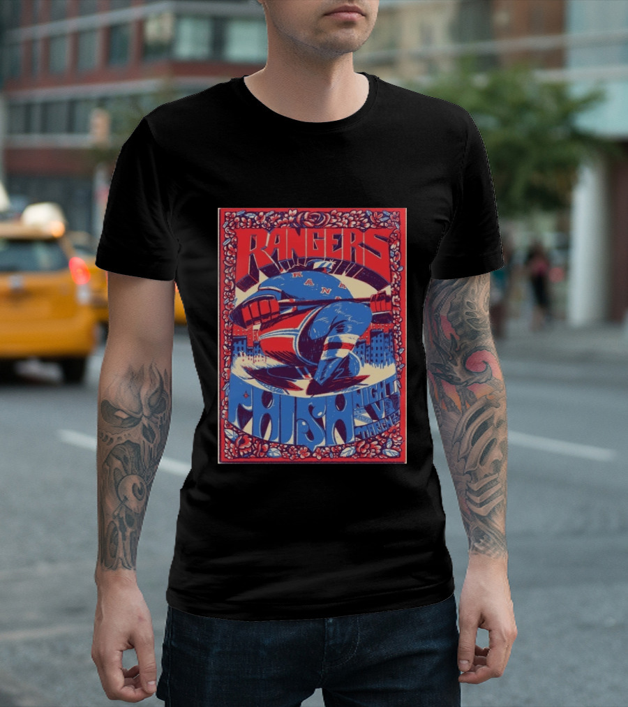 Rangers Phish Night Live At Madison Square Garden March 27 2026 T-Shirt