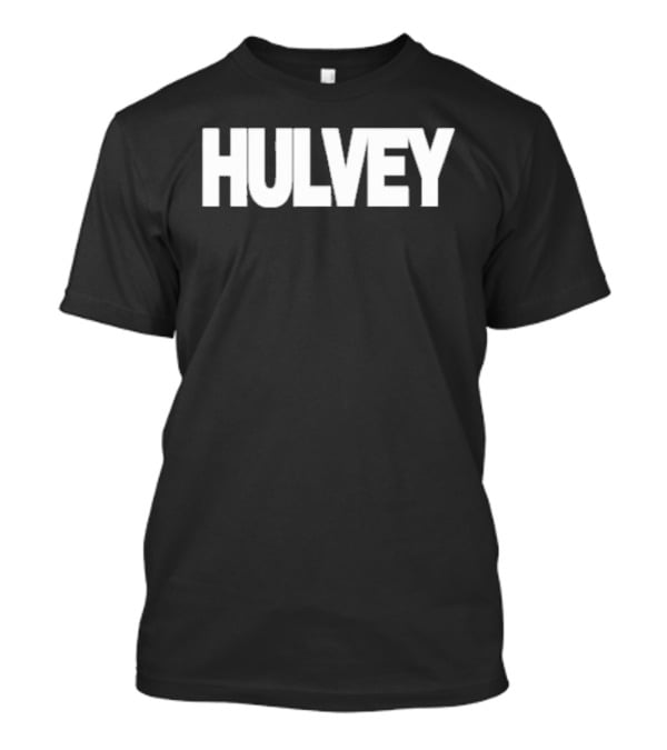 Hulvey Dave Bold White Lettering T-Shirt