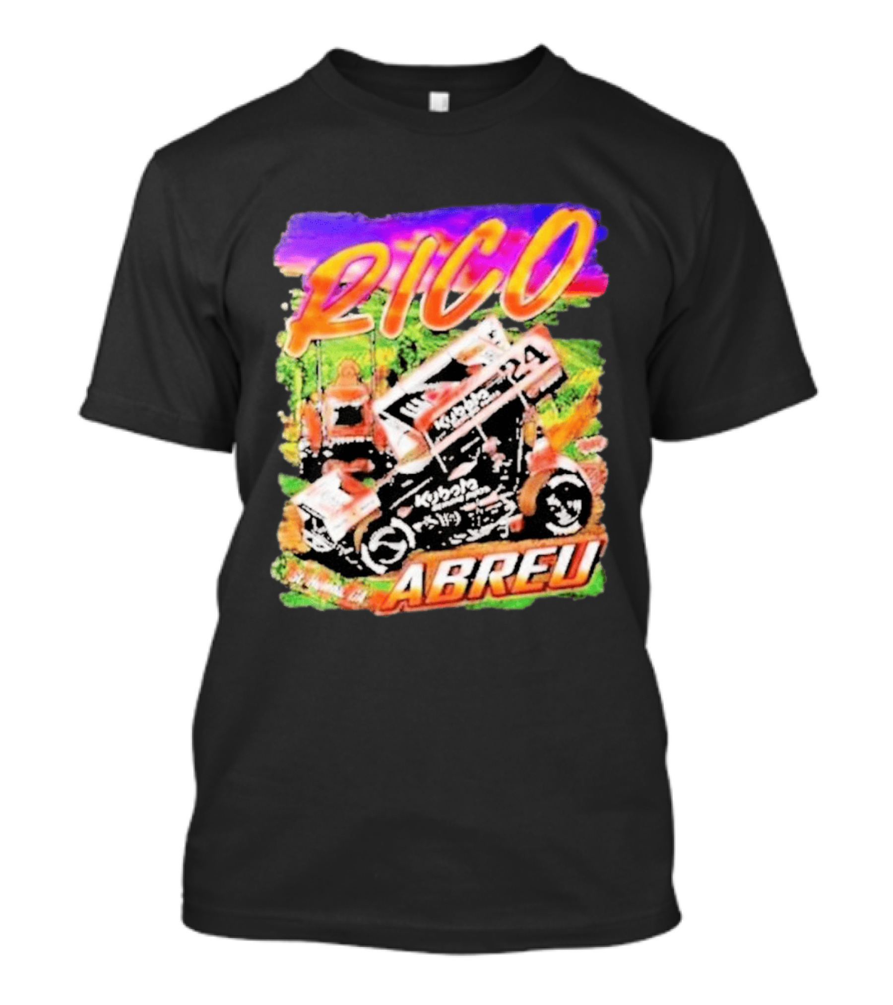 Rico Abreu Kubota 24 Racing Car T-Shirt
