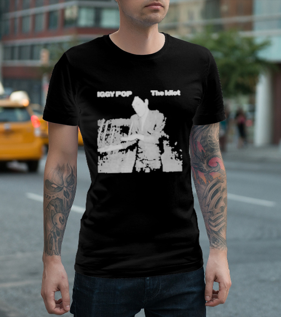 Iggy Pop The Idiot Album Artwork Cover T-Shirt