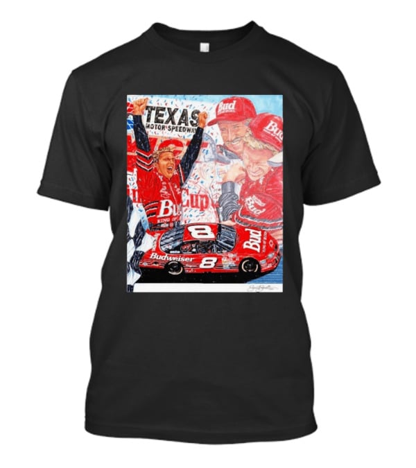 Texas Motor Speedway 2000 Dale Earnhardt Jr NASCAR Cup Series Budweiser Number 8 T-Shirt