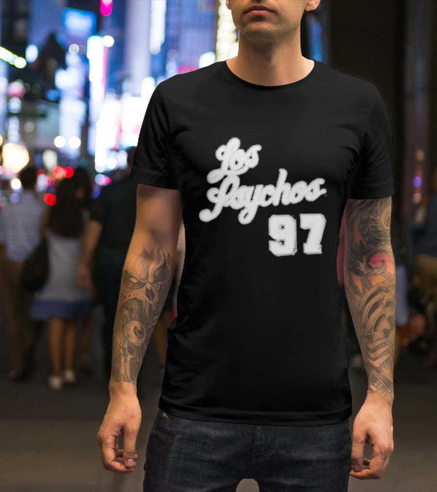 Los Psychos 97 Throwback The Psycho Realm Rare T-Shirt
