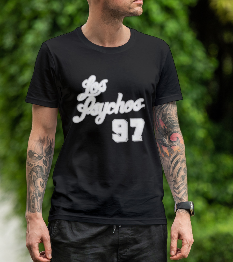 Los Psychos 97 Throwback The Psycho Realm Rare T-Shirt