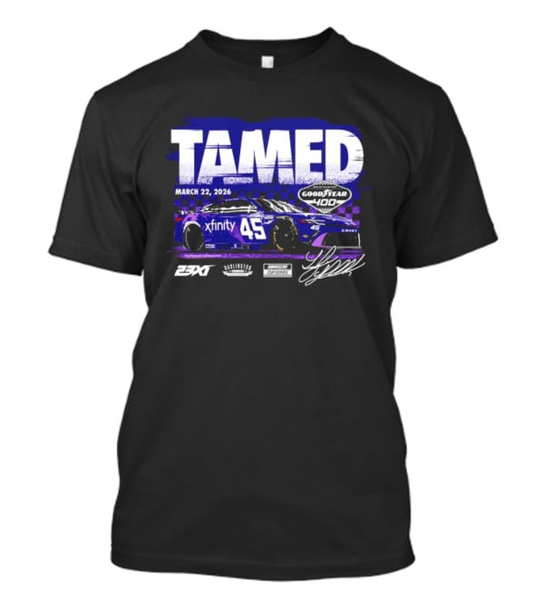 Tamed March 22 2026 Xfinity 45 Goodyear 400 Race Winner Tyler Reddick 23XI Racing T-Shirt