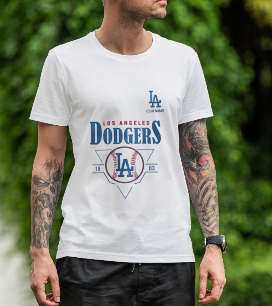 Los Angeles Dodgers 1903 Your Name LA Baseball T-Shirt