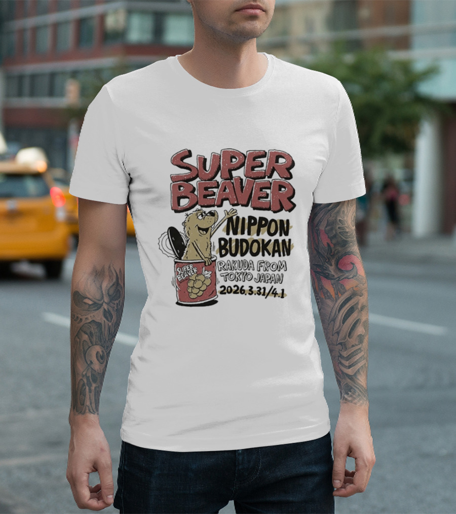 Super Beaver Nippon Budokan Rakuda From Tokyo Japan March 31 April 1 2023 T-Shirt