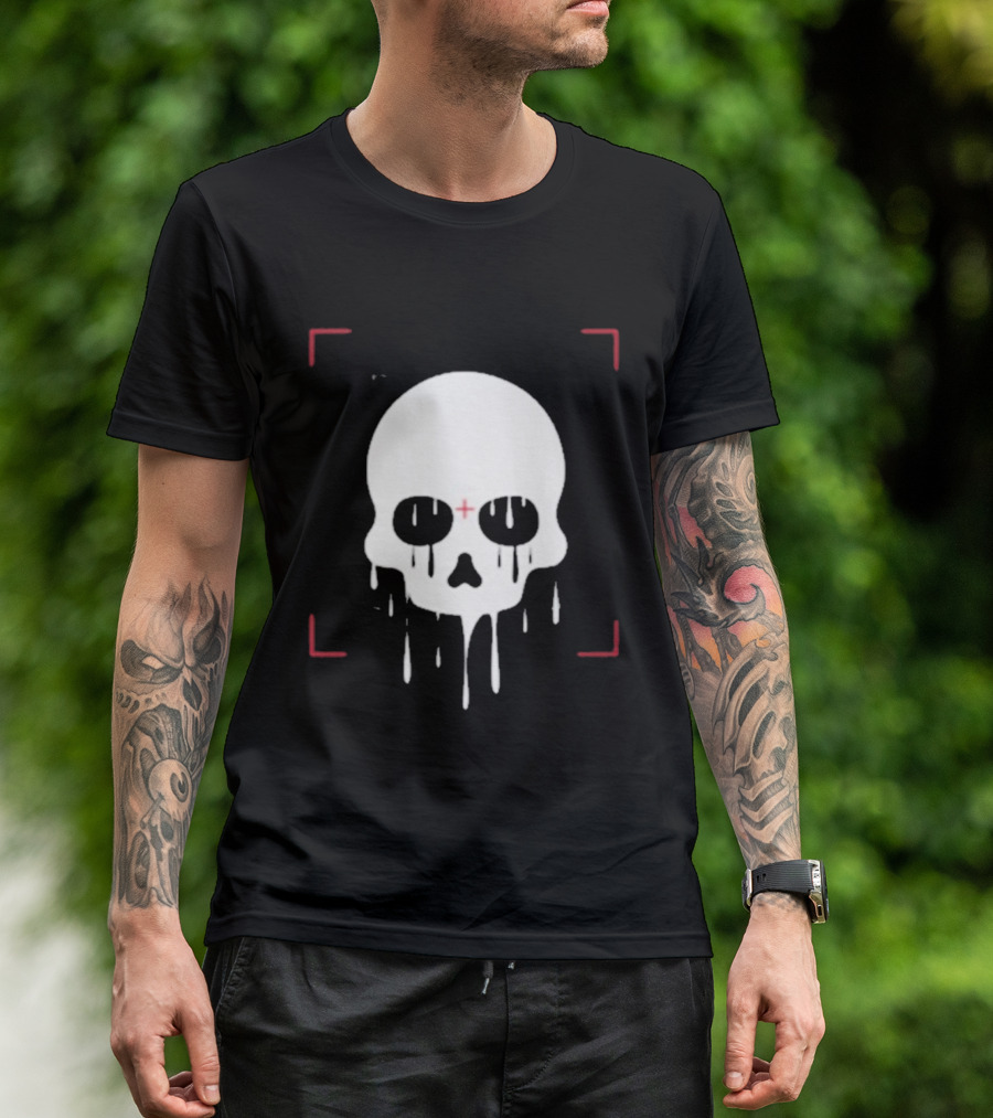 Blast Cs Dripping Skull Target T-Shirt