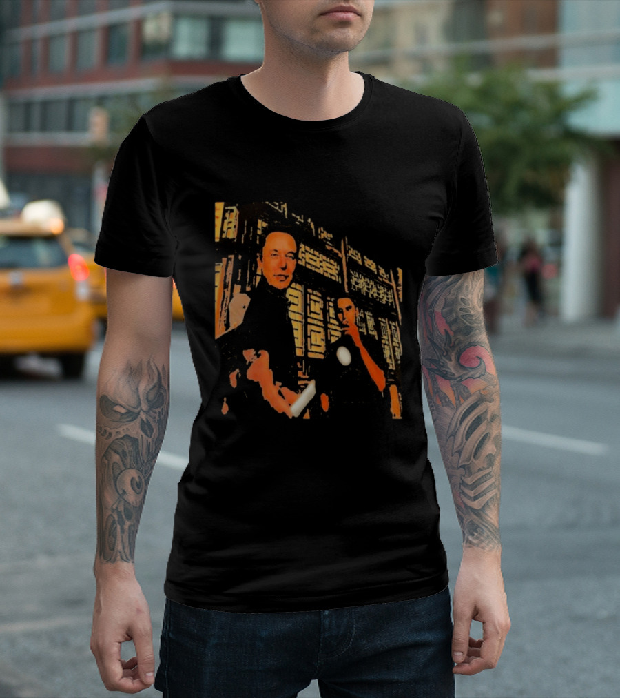 Elon Musk Nikita Bier Pvp Social Media Platform Visionary Tech Entrepreneurs T-Shirt