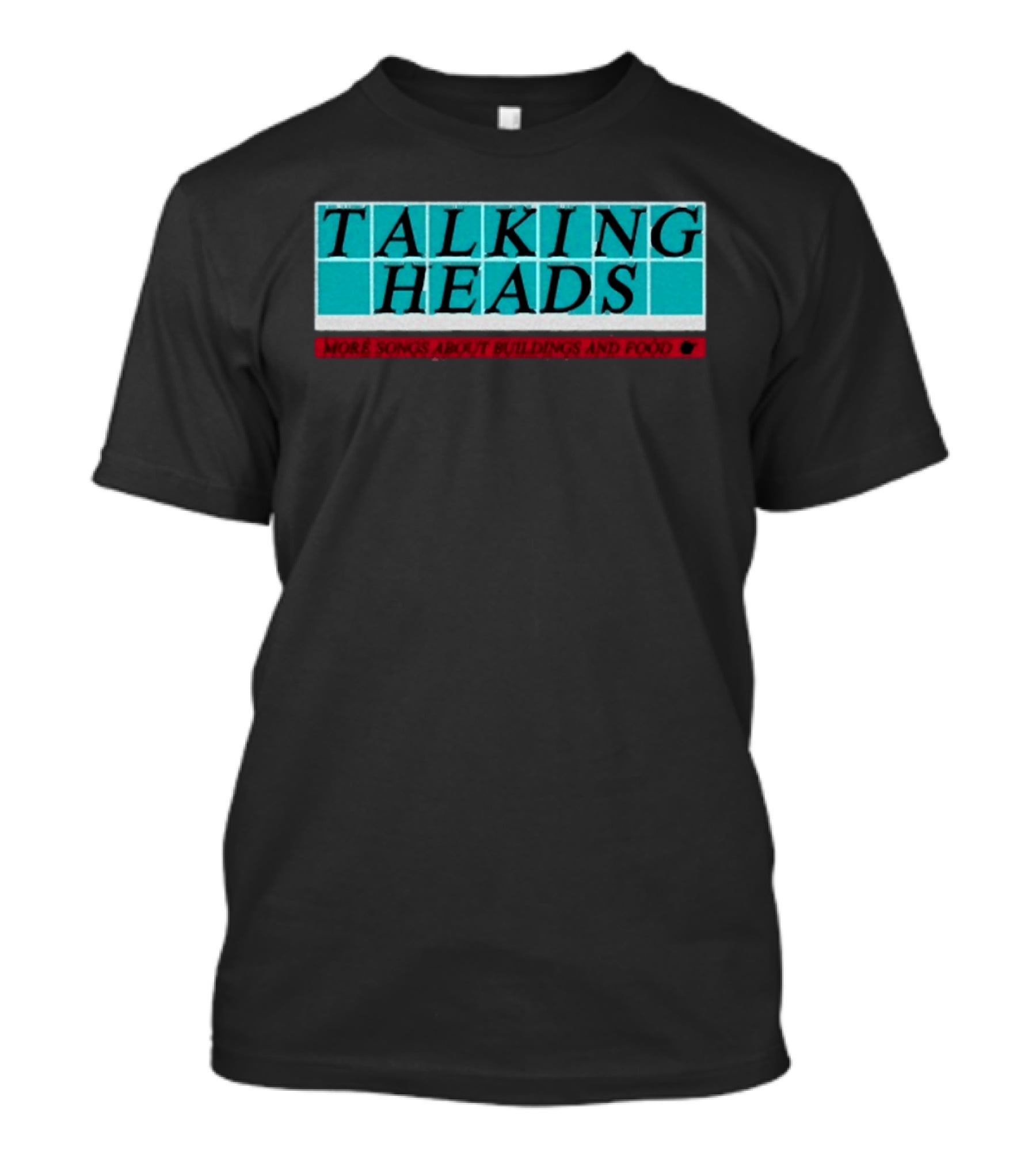 Talking Heads More Songs About Buildings And Food Tiled Block T-Shirt