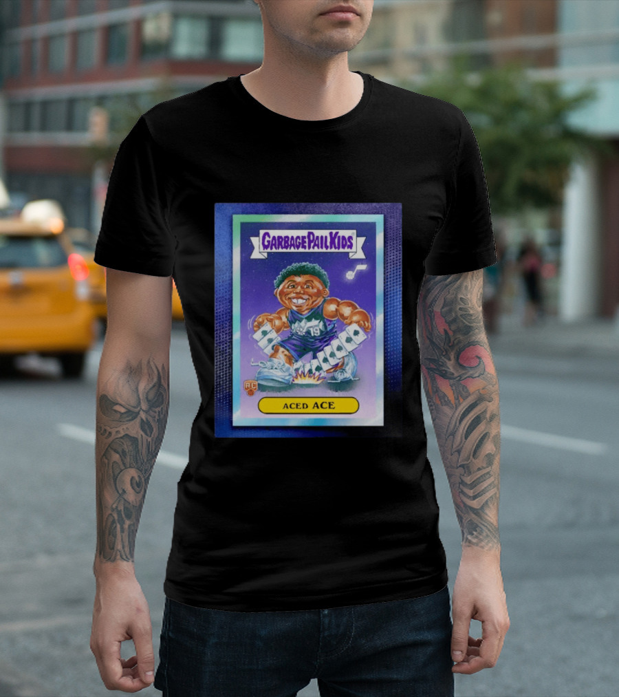 Garbage Pail Kids Aced Ace Bailey Utah Jazz Trading Card T-Shirt