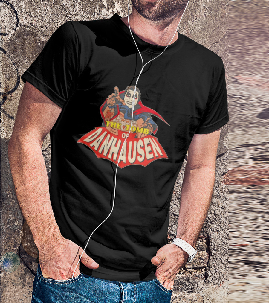 The Tomb Of Danhausen WWE Comic Style Iconic Figure T-Shirt