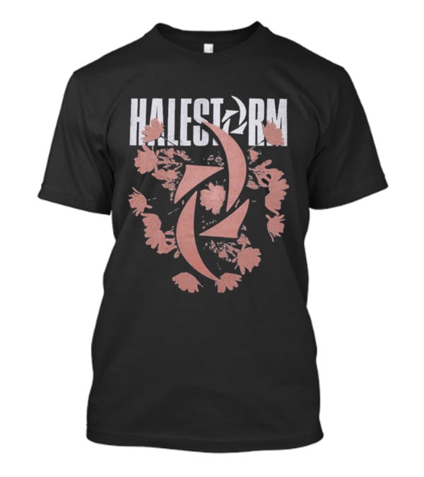 Halestorm Bouquet Pink Floral Band Symbol Impericon T-Shirt